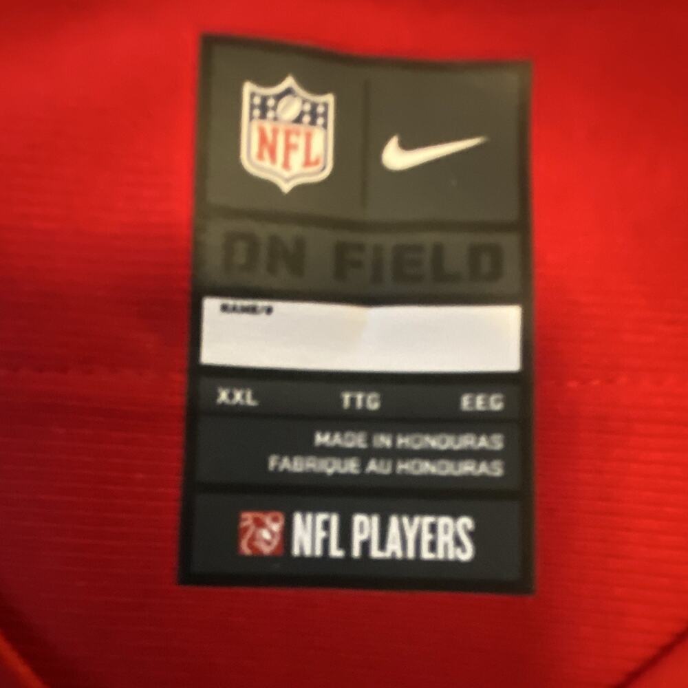 Nike NFL 49ers Vernon Davis #85 Jersey Womens XXL Red On Field Football - Picture 3 of 8
